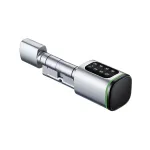 Yală inteligentă Wi‑Fi cu tastatură și cititor card, cilindru EU, Isnatch