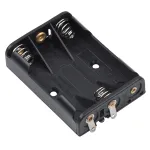 Suport pentru 3 baterii AAA (R3), cu contacte metalice pentru montaj