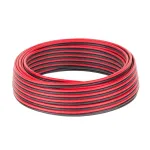 Cablu difuzor CCA 2x0,75 mm rosu/negru, lungime 10 m