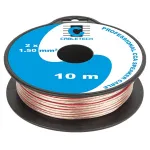 Cablu pentru difuzor CCA 2x1.5 mm transparent, rola 10 m