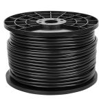 Cablu microfon stereo negru 6 mm, rola 100 m, Azusa