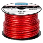 Cablu de alimentare 6GA din cupru, rosu, 25 m (13,92 mm²)