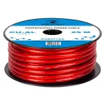 Cablu de putere CU-AL 10GA 5.22 mm² rosu, rola 25 m Cabletech