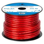 Cablu de putere 8GA CU-AL rosu, 25 m, 8.31 mm², Cabletech