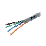Cablu UTP Cat 5 CCA 0,5 mm, rola 305 m, TED Electric pentru retele