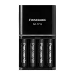 Set încărcător Panasonic Eneloop Pro cu 4 acumulatori AA 2500mAh