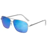 Ochelari de soare polarizați Kruger&Matz cu filtru UV400, argintii