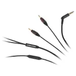 Cablu pentru căști cu microfon, 2x jack 3,5 mm, 1 m Kruger&Matz