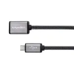 Cablu prelungitor USB la micro USB Kruger&Matz, 0,2 m, pentru încărcare și date