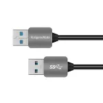 Cablu USB 3.0 tata–tata 1 m, Kruger&Matz, ambalaj blister
