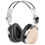Căști audio Kruger&Matz din lemn de arțar, over-ear, jack 3.5 mm