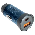 Încărcător auto 45W Kruger&Matz cu USB-A și USB-C, Quick Charge + PD