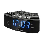 Radio cu ceas Kruger&Matz cu alarmă dublă, FM și afișaj LCD