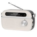 Radio FM portabil Kruger&Matz cu Bluetooth, antenă telescopică și mâner pliabil