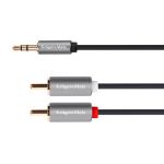CABLU JACK 3.5 - 2RCA 1.8M BASIC K&M