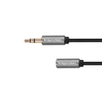 Cablu prelungitor jack 3.5 mm stereo tata–mama, 1 m, Kruger&Matz Basic