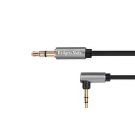 Cablu audio jack 3.5 mm stereo tata-tata 90°, 1.8 m Kruger&Matz Basic