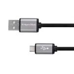 Cablu USB - Micro USB 0,2 m Kruger&Matz Basic pentru încărcare și date