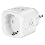 Priză smart WiFi Tuya Kruger&Matz P4, 16A 3680W, cu contor consum