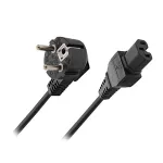 Cablu alimentare IEC C15 LogiLink 1.8 m, rezistent la 120°C, negru