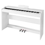 Pian digital Kruger&Matz KMDP-105 alb, 88 clape, 3 pedale, Bluetooth 5.0