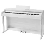 Pian digital Kruger&Matz KMDP-155 alb, 88 clape ponderate si 3 pedale