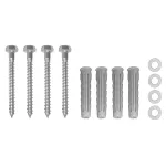 Set de fixare rack pe perete Elematic 14x70 mm, 4 buc, 120 kg