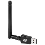 Adaptor WiFi USB AC dual band 2.4/5 GHz cu antenă 2 dBi Rebel