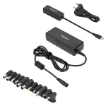 Alimentator universal pentru laptop 90W PD Rebel, 15-20V, cu 12 mufe