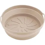 Formă din silicon pliabilă MagicHome pentru airfryer, rotundă 20,3 x 7 cm