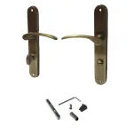 Set mânere pentru ușă Violetta WC 08/072/0,6, finisaj bronz antichizat