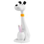 Lampă LED de birou pentru copii Rebel, model cățel, touch, 3 culori