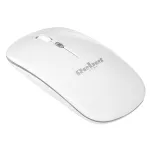 Mouse wireless Rebel WM210, 1600 DPI, reincarcabil USB-C, alb