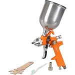 Pistol de vopsit Strend Pro HVLP, debit mare, presiune joasa pentru finisaje