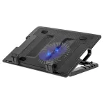 Suport laptop Rebel 14–17 inch cu ventilator silențios și 2x USB
