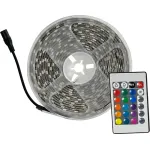 Bandă LED RGB Strend Pro 5 m, 18W, IP65, cu telecomandă