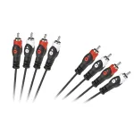Cablu audio-video 4 x RCA tata – 4 x RCA tata, 3 m