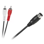 Cablu audio 5DIN la 2xRCA stereo pentru echipamente Hi‑Fi