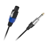 Cablu audio HQ jack 6.3 mm tata la Speakon tata, 10 m, pentru boxe