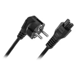 Cablu alimentare laptop 5 m, 3x0,75 mm², mufa tip trifoi IEC C5