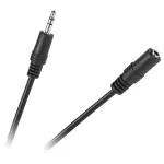Cablu prelungitor audio jack 3,5 mm (tata-mama) 5 m, stereo, negru