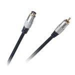 Cablu adaptor RCA tata – SVHS (S-Video) HQ, 0,2 m, ecranat