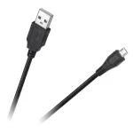 Cablu USB-A la Micro USB CA-101, 1 m, pentru încărcare și transfer date