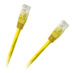 Patchcord UTP Cat 6E CCA galben, 1,5 m – cablu rețea RJ45 pentru internet