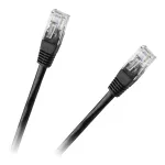 Patchcord UTP Cat6e CCA negru, 0,5 m, cablu retea RJ45 pentru internet