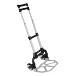 Rudă pliabilă pentru scări Strend Pro, mâner telescopic, 75 kg
