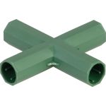 Spojka Strend Pro, 16 mm, tvar X, konektor na záhradné oporné tyče