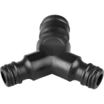 Conector 3 căi pentru furtun irigații Strend Pro Garden, MAX FLOW la 2x STANDARD