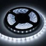 Bandă LED Rebel 5m, SMD 5630, IP65, alb rece 6500K, 12V