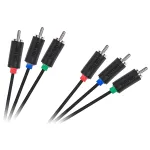 Cablu AV 3xRCA tata–tata Cabletech Standard, 1,8 m, pentru audio-video